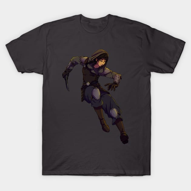 Rook Character Art T-Shirt by BardRockCafe